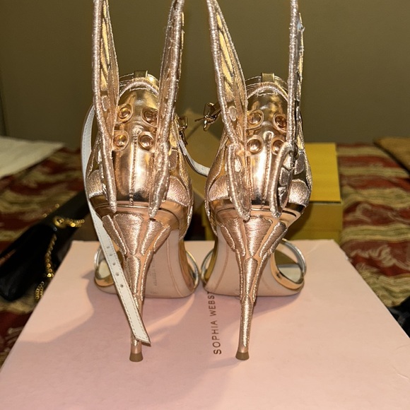 Chiara Embroidery Sandal Rose Gold - Picture 2 of 5